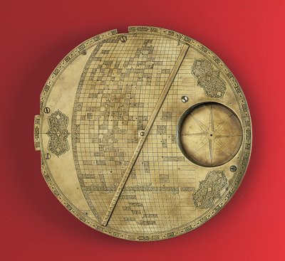 Islamic Mecca-Centred World Map, Safavid dynasty, from Isfahan by Iranian School