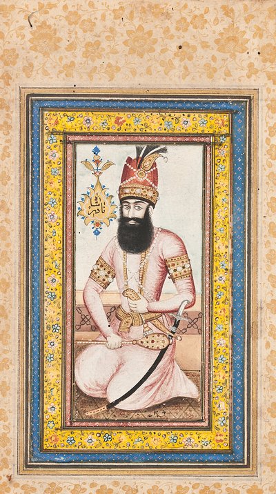 Portrait of Nadir Shah by Iranian School