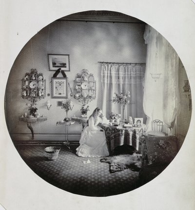Interior of Muckross House, c.1865 by Irish Photographer