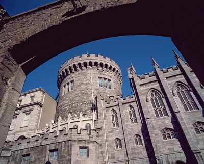 Dublin Castle, the Record Tower by Irish School