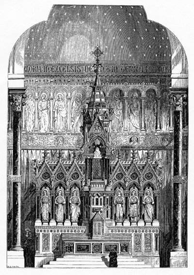 High Altar of St Alphonsus Liguori, Limerick, Ireland, illustration from 