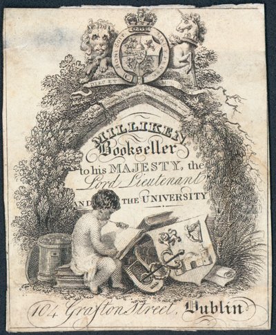 Trade Card, Milliken by Irish School