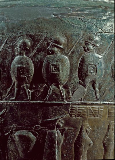 Detail of Warriors by Iron Age