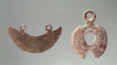 Two Razors, from the Hallstatt Cemetery by Iron Age
