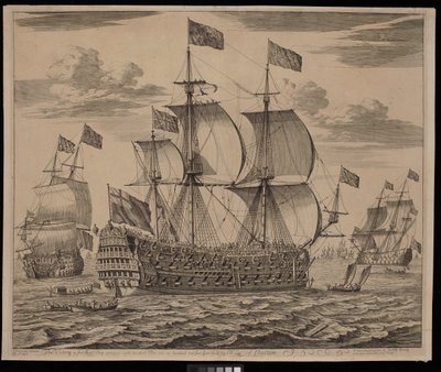 The Victory, a First Rate Ship Carrying Eight Hundred Men and One Hundred and Four Guns Built by Mr. Lee of Chatham by Isaac (after) Sailmaker