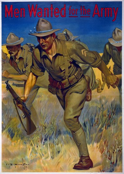Men Wanted for the Army by Isaac Brewster Hazelton