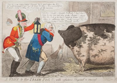 A Visit to the Irish Pig!! With Reflections Physical & Moral by Isaac Cruikshank