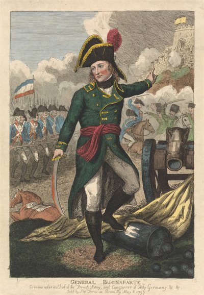 General Bonaparte by Isaac Cruikshank