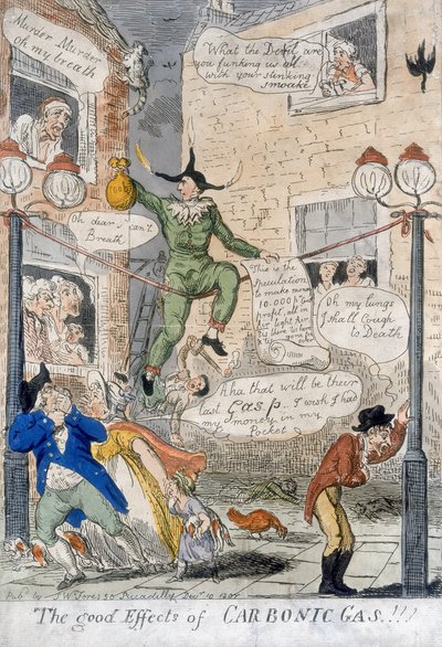 The Good Effects of Carbonic Gas! by Isaac Cruikshank