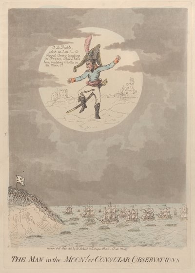 The Man in the Moon! or Consular Observations, September 1803 by Isaac Cruikshank