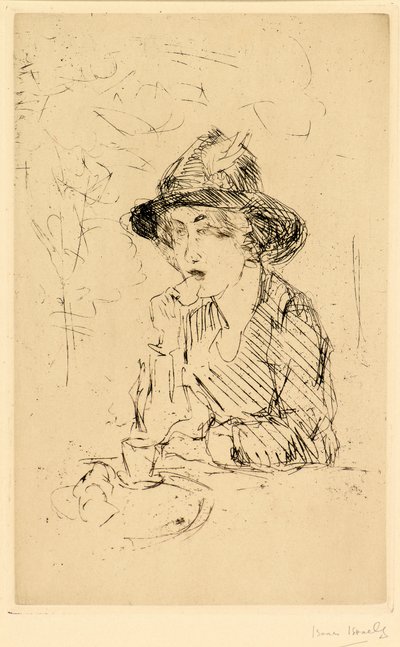 Lady at the Breakfast Table by Isaac Israels