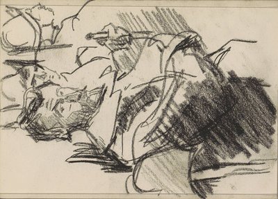 Man with Beard and Two Men in Armor by Isaac Israels