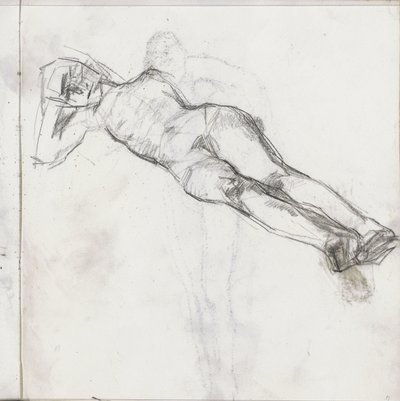 Reclining Female Nude by Isaac Israels