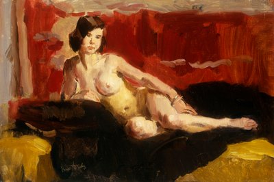 Reclining Nude by Isaac Israels
