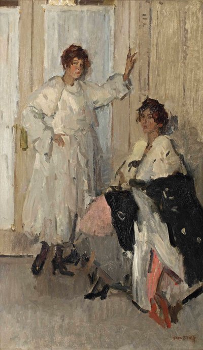 The Mannequins Ippy and Gertie at Hirsch, Amsterdam, c.1915-17 by Isaac Israels