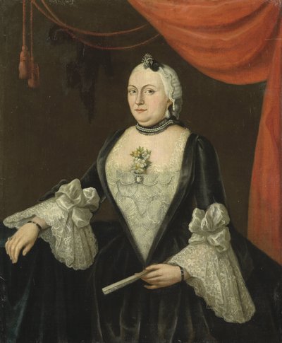 Johanna van Rijswijk, Wife of Jan Hendrik van Rijswijk by Isaac Lodewijk la Fargue van Nieuwland