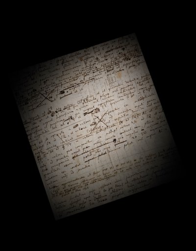Two Pages of Revisions to the Principia Mathematica by Isaac Newton