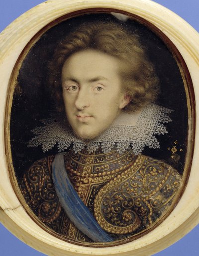 Miniature Portrait of Henry (1594-1612) Prince of Wales by Isaac Oliver