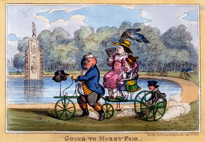 Going to Hobby Fair, 1835 by Isaac Robert Cruikshank