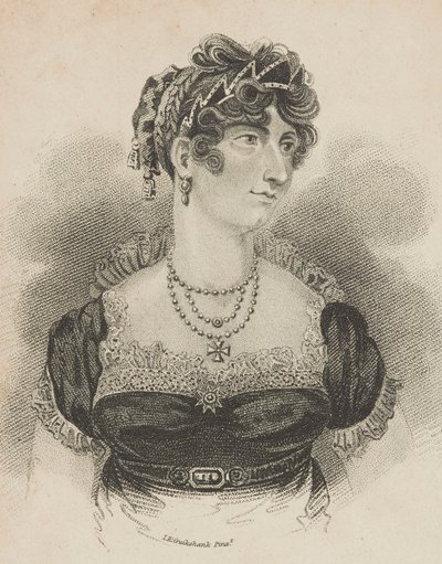 Her Royal Highness The Princess of Wales by Isaac Robert Cruikshank