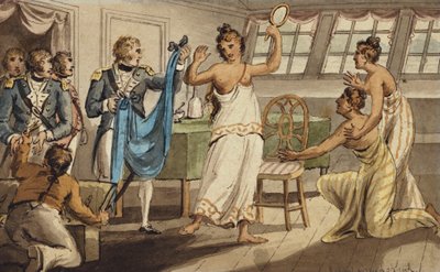 Otahitiano, from the Voyages of Captain Cook by Isaac Robert Cruikshank