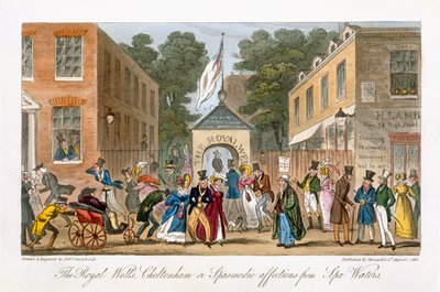 The Royal Wells, Cheltenham or Spasmodic affections from Spa Waters, from 