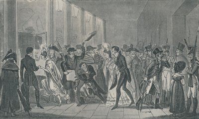 After the Opera by Isaac, Robert and George Cruikshank