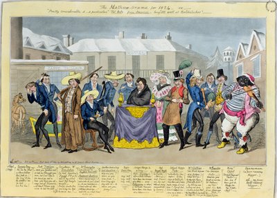 The Mathew-Orama for 1824 by Isaac, Robert and George Cruikshank