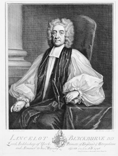 Lancelot Blackburne (1658-1743), Archbishop of York by Isaac Seeman