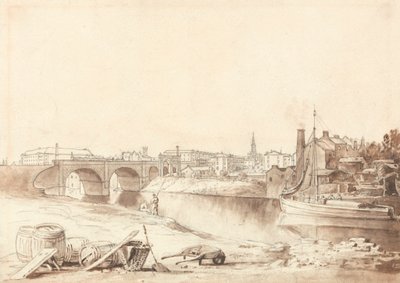 Bridge over the Irwell and Entrance into Manchester by Isaac Shaw