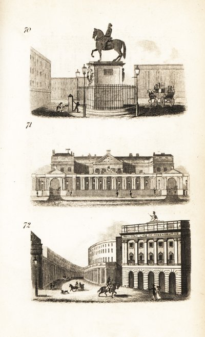 Charing Cross, Carlton House and the Quadrant, Regent Street by Isaac Taylor