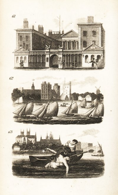 The Admiralty Office, the Sailing Match and the Drowned Boy by Isaac Taylor