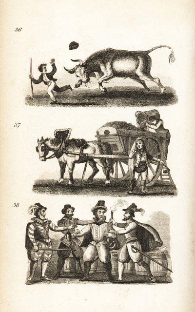 The Enraged Ox, the Dustman and the Taking of Guy Fawkes by Isaac Taylor