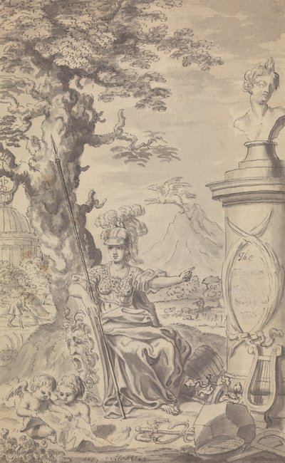 Town and Country Magazine - Frontispiece for 1769 (1st Issue Therefore No Vol. No.) by Isaac Taylor