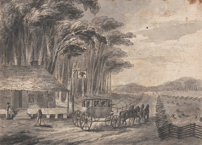 American Stage Wagon by Isaac Weld