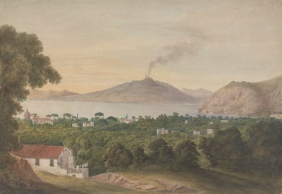 Vesuvius Across the Bay of Naples by Isaac Weld