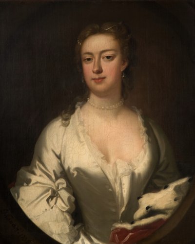 Portrait of a Lady in White and Ermine, 1738 by Isaac Whood