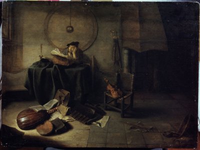 Melancholy II (Scientist in His Studio) by Isaac de Jouderville