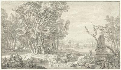 Arcadian Landscape by Isaac de Moucheron