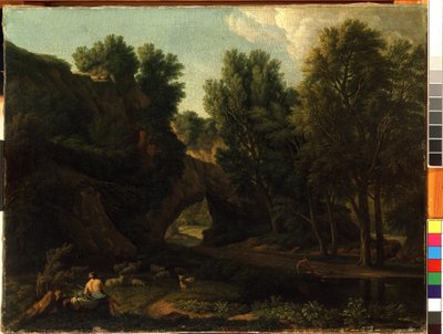 Landscape. Painting by Isaac de Moucheron by Isaac de Moucheron