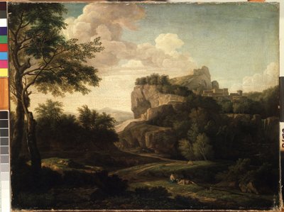 Landscape. Painting by Isaac de Moucheron, 18th century. Museum of Fine Arts of Mikalojus Konstantinas Ciurlionis, Kaunas, Lithuania by Isaac de Moucheron