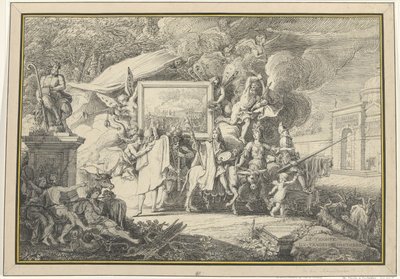 Satire on Painting and the French Academy by Isaac de Moucheron