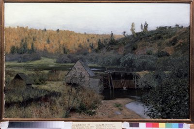 Autumn. Mill. Plyos by Isaak Ilyich Levitan