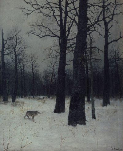 Forest in Winter by Isaak Ilyich Levitan