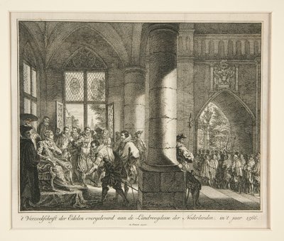 Petition of the Nobles Delivered to the Regent of the Netherlands by Isaak Tirion
