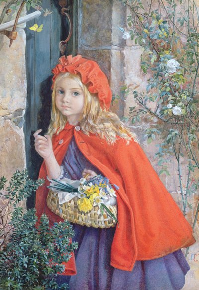 Little Red Riding Hood, 1862 by Isabel Oakley Naftel