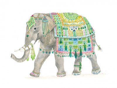 Decorative Elephant by Isabelle Brent