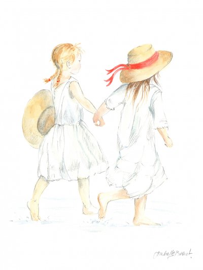 Girls on the Beach by Isabelle Brent