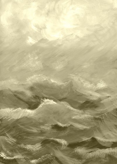 The Rough Sea 2 by Isabelle Brent