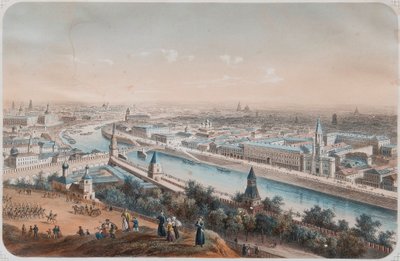 Panoramic View of Moscow by Isidore Laurent Deroy